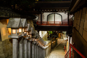 Night Stroll Through the Temple Grounds